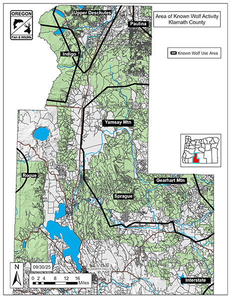Klamath County AKWA Map